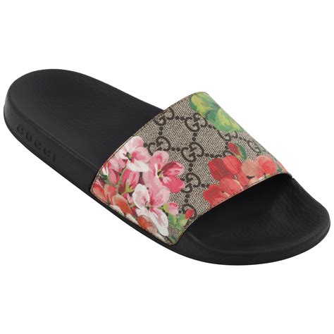 Gucci flower slides sale